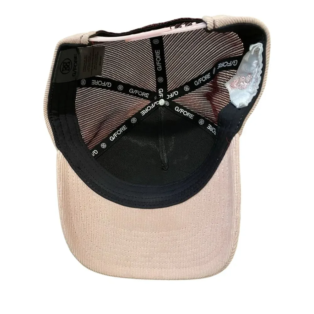 G/FORE Mother Golfer Corduroy Trucker Hat Amour Pink Preppy GLH000017-AMOUR‎